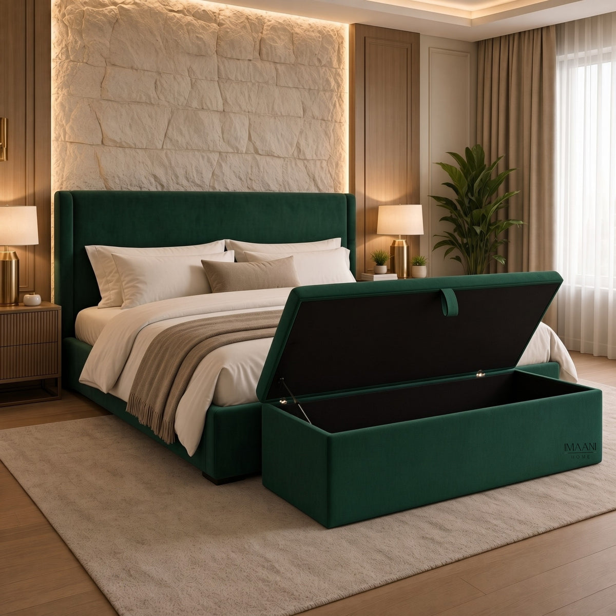 Roxen Ottoman Storage Blanket Box