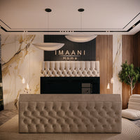 Quantum Cream Chesterfield TV Bed Frame