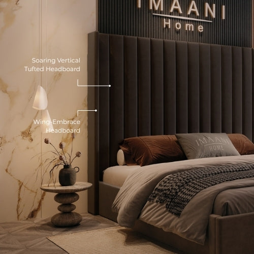  High Wingback Headboard