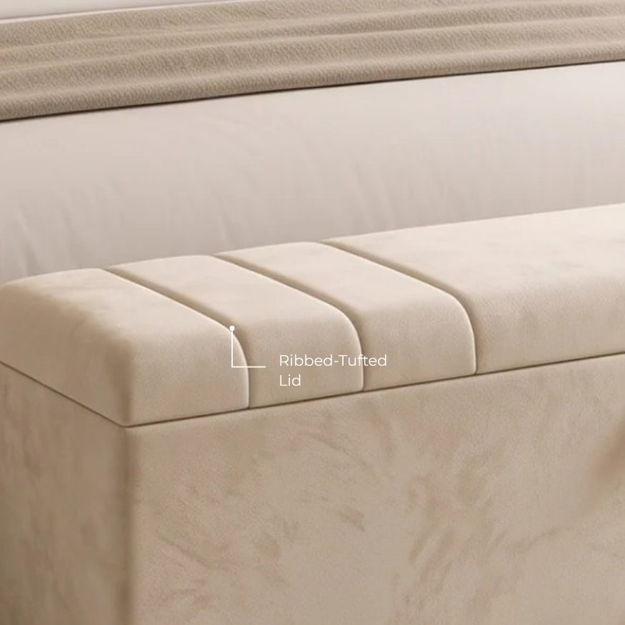 Ribbed-Tufted Lid