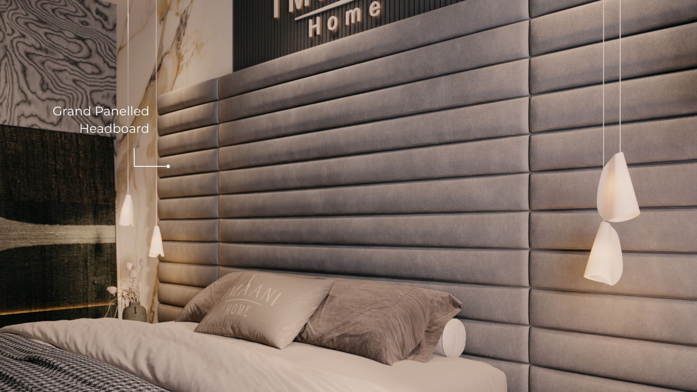 Grand Panelled Headboard 