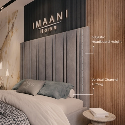 Majestic Headboard Height & Vertical Channel Tufting