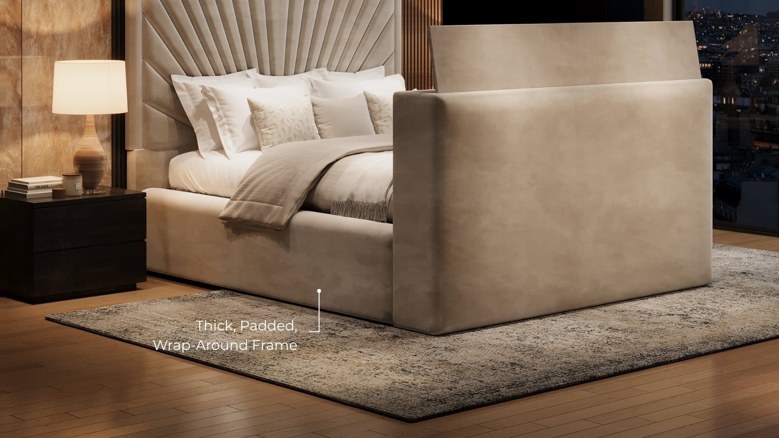 Thick Padded Wrap-around Frame