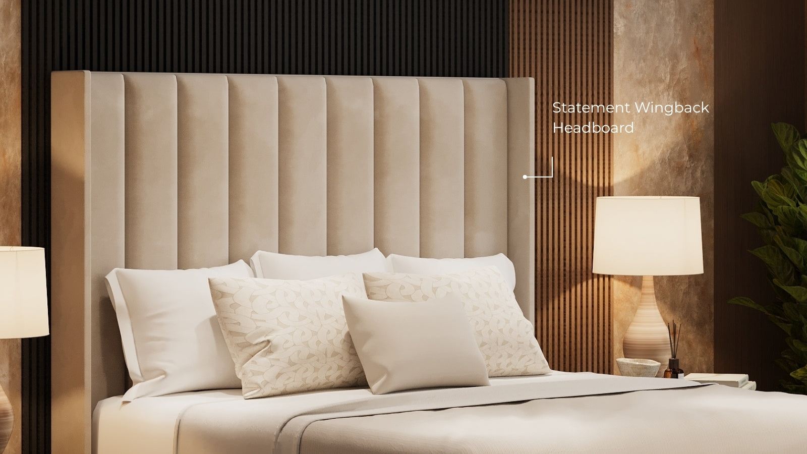 Modern Wingback Headboard