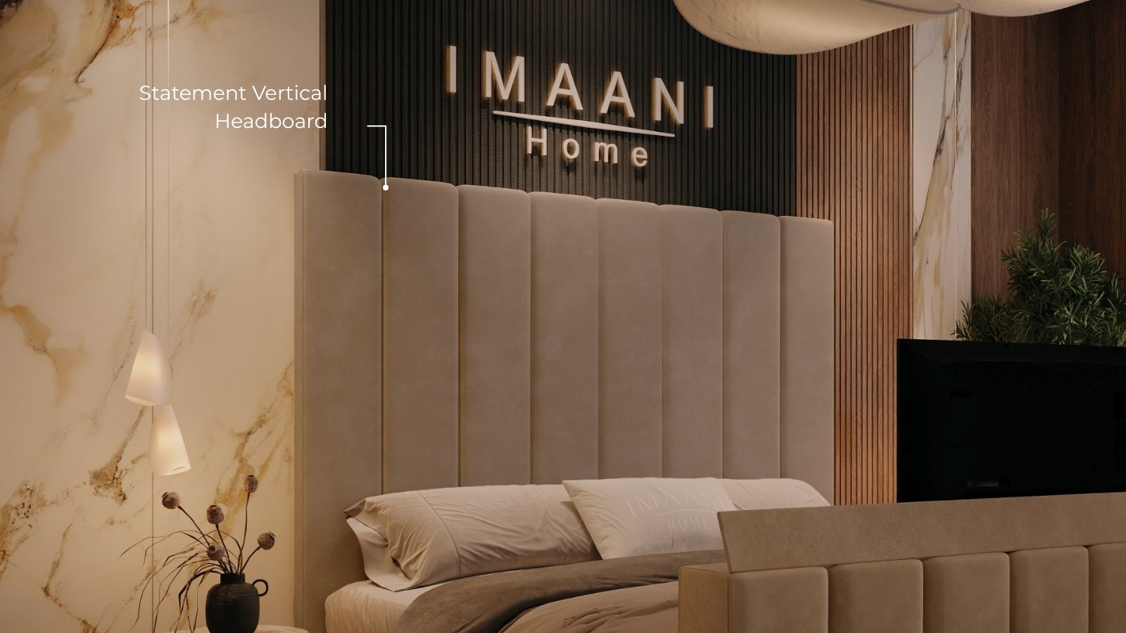 Statement Vertical Headboard