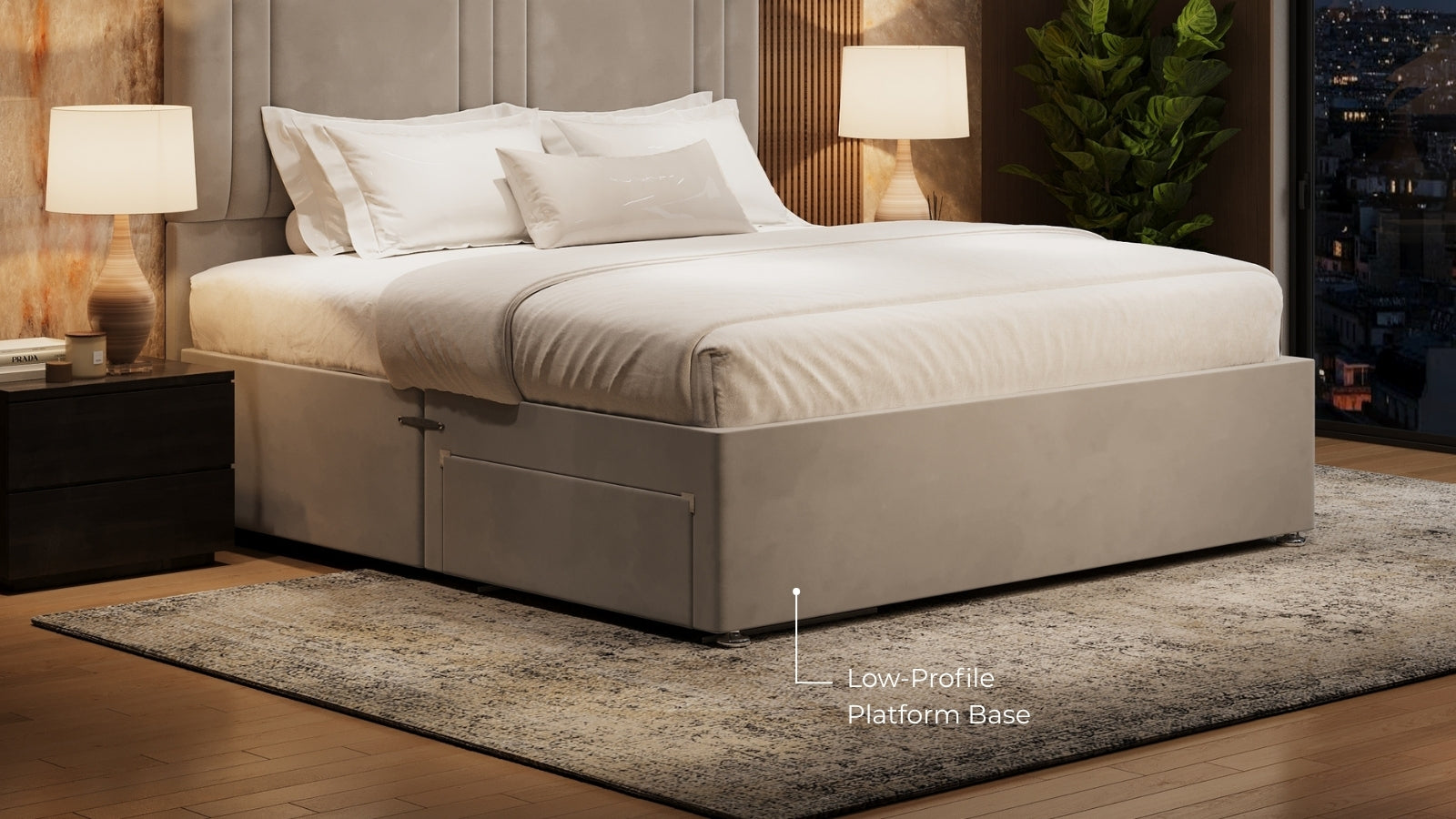 Low Profile Bed Base