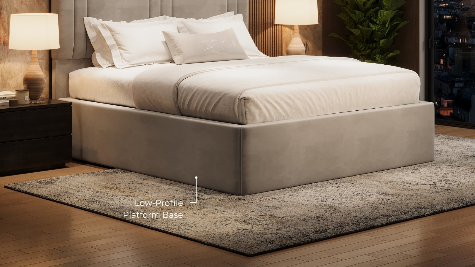 Low Profile Bed Base