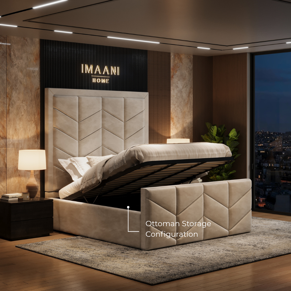 Optional Ottoman Storage Configuration