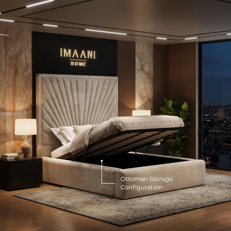 Optional Ottoman Storage Configuration