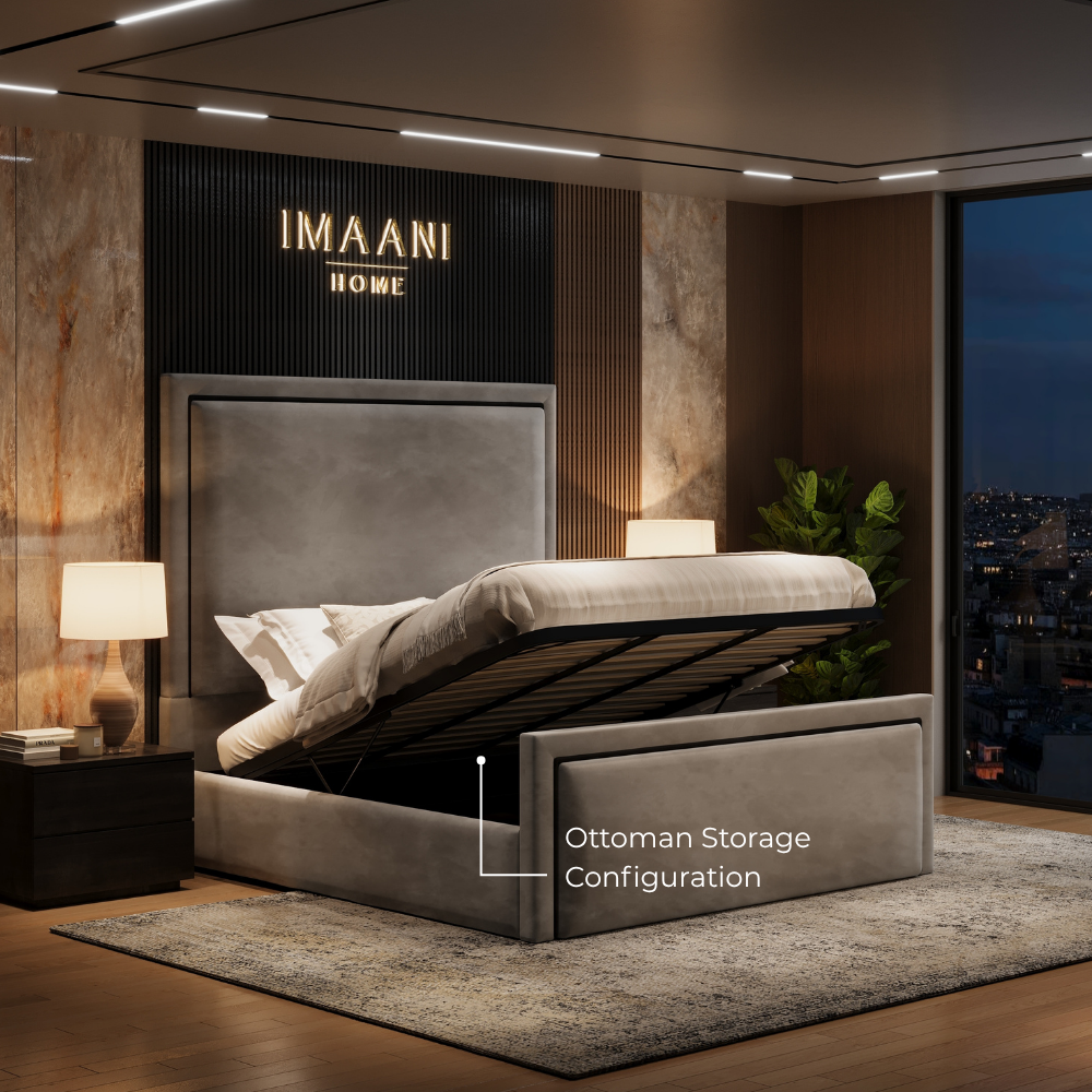 Optional Ottoman Storage Configuration