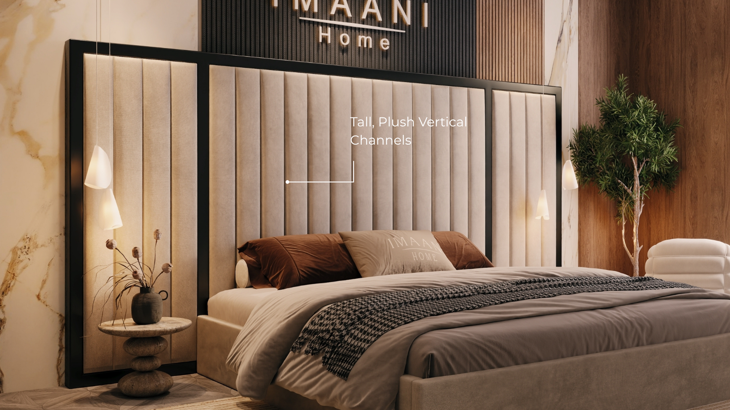 Plush Vertical Channels