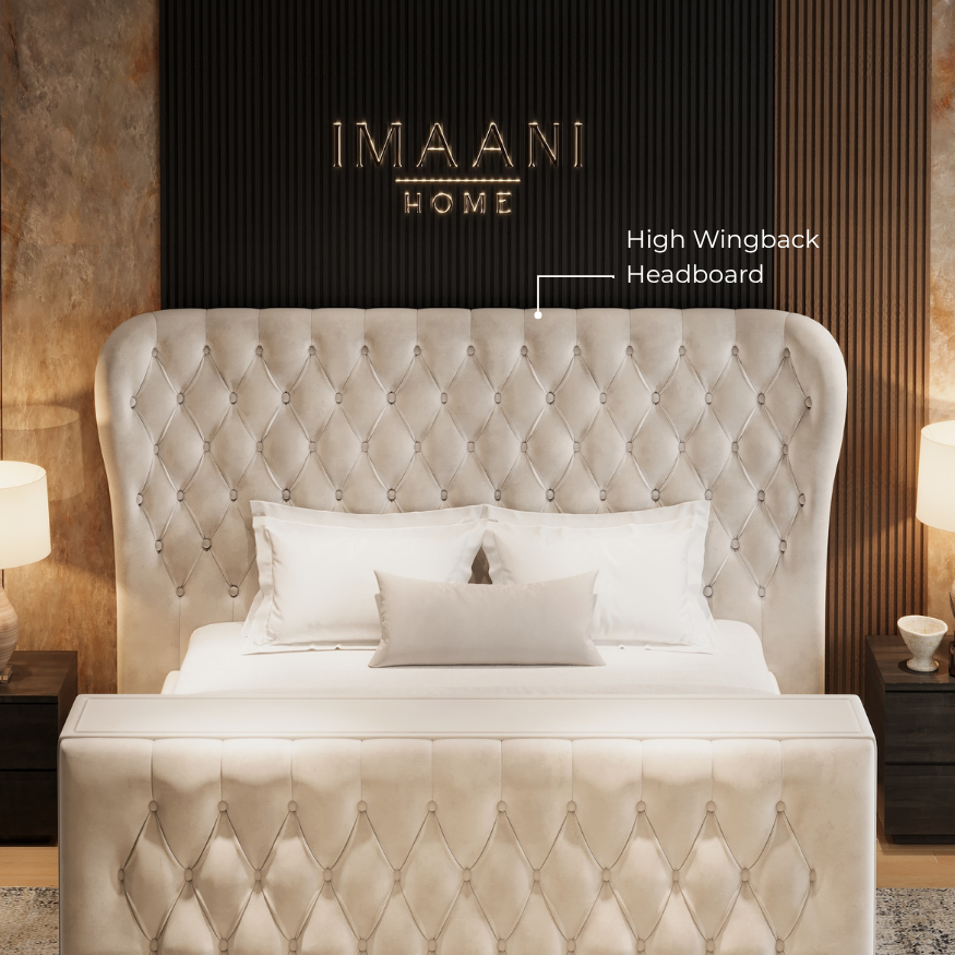 High Wingback Headboard