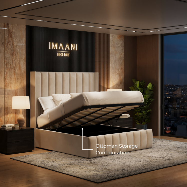 Optional Ottoman Storage Configuration