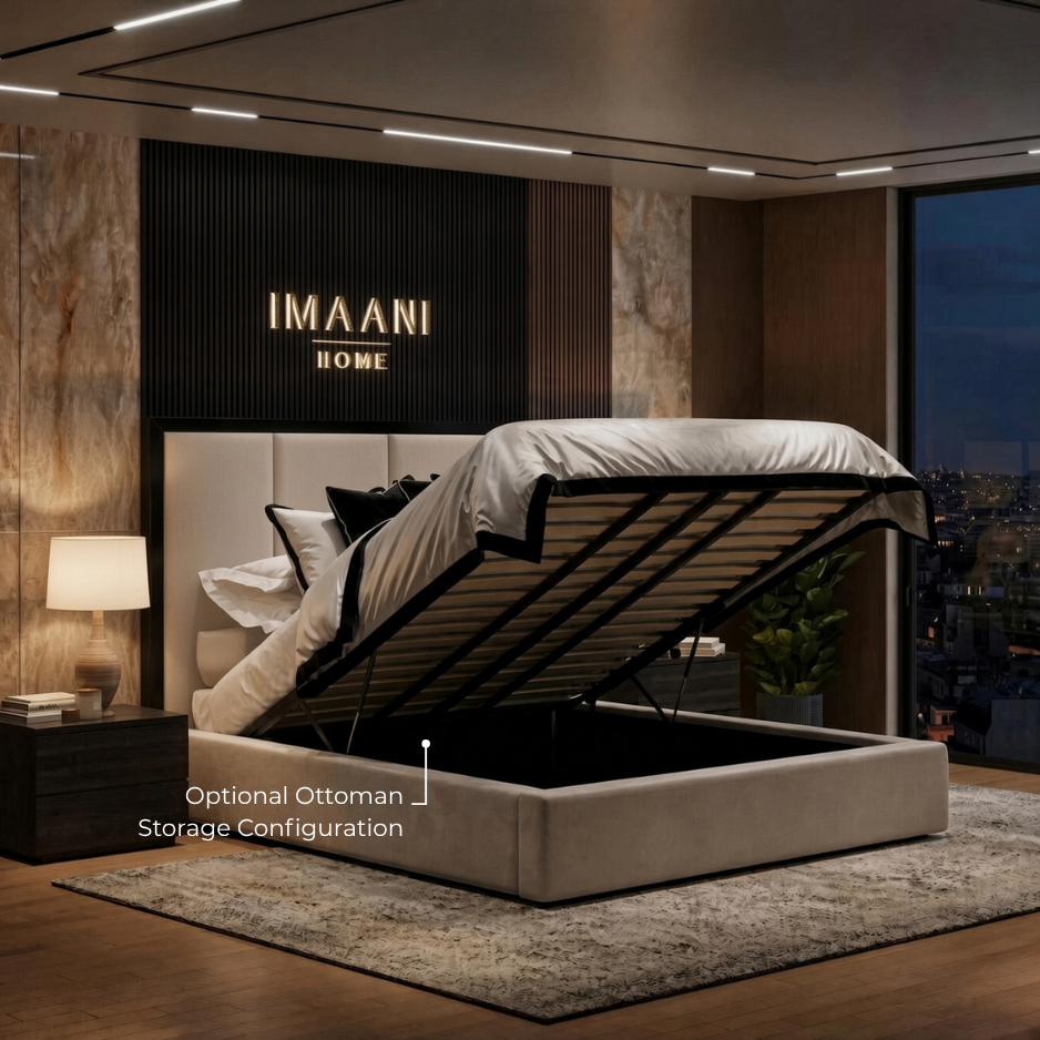 Optional Ottoman Storage Configuration