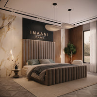 Arizona High Headboard Upholstered Bed Frame