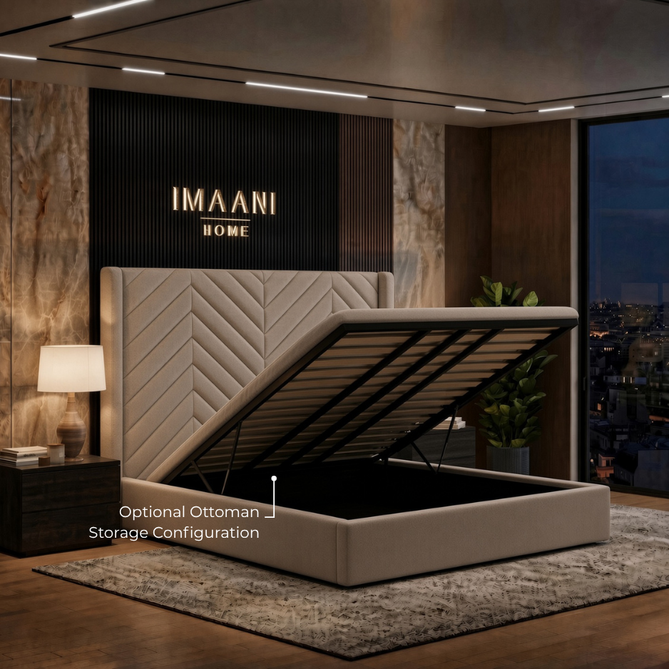 Optional Ottoman Storage Configuration