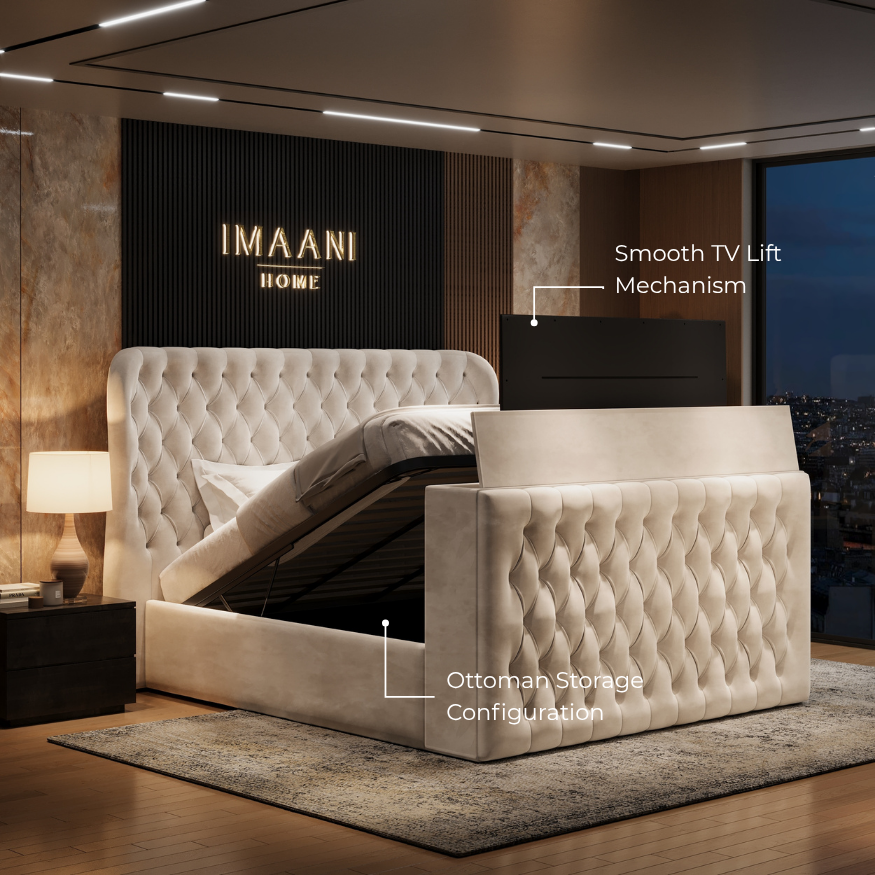 TV Lift Mechanism & Ottoman Storage