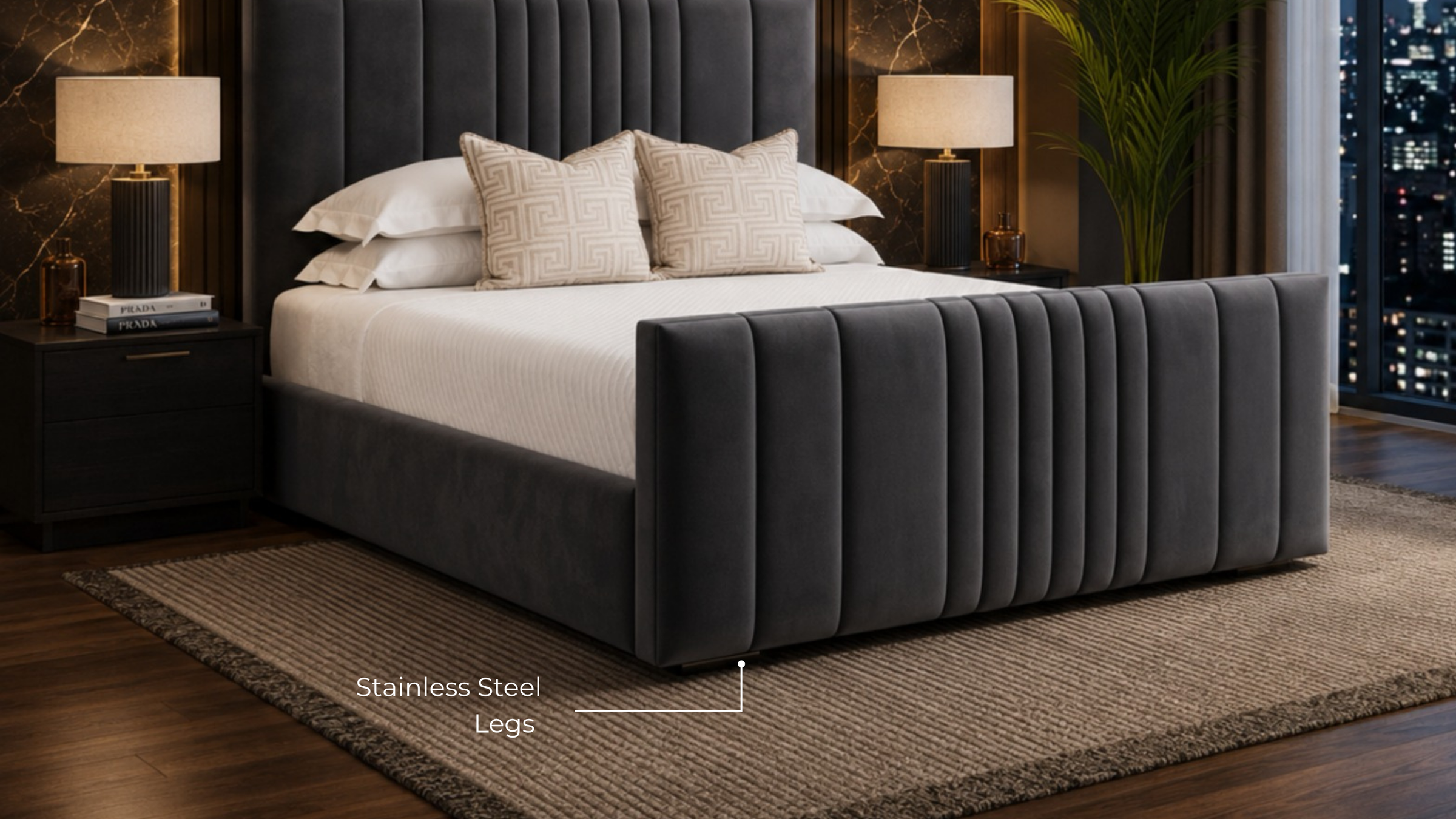 Low Profile Stainless Steel Legs