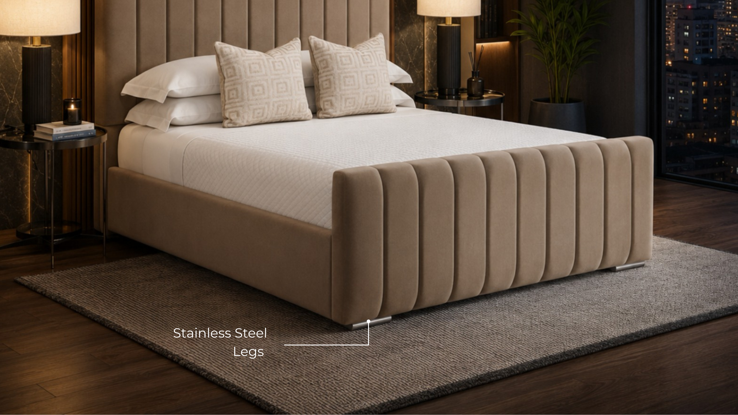 Low Profile Stainless Steel Legs