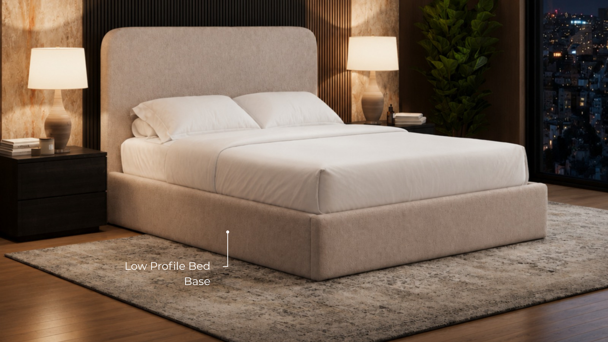 Low Profile Bed Base