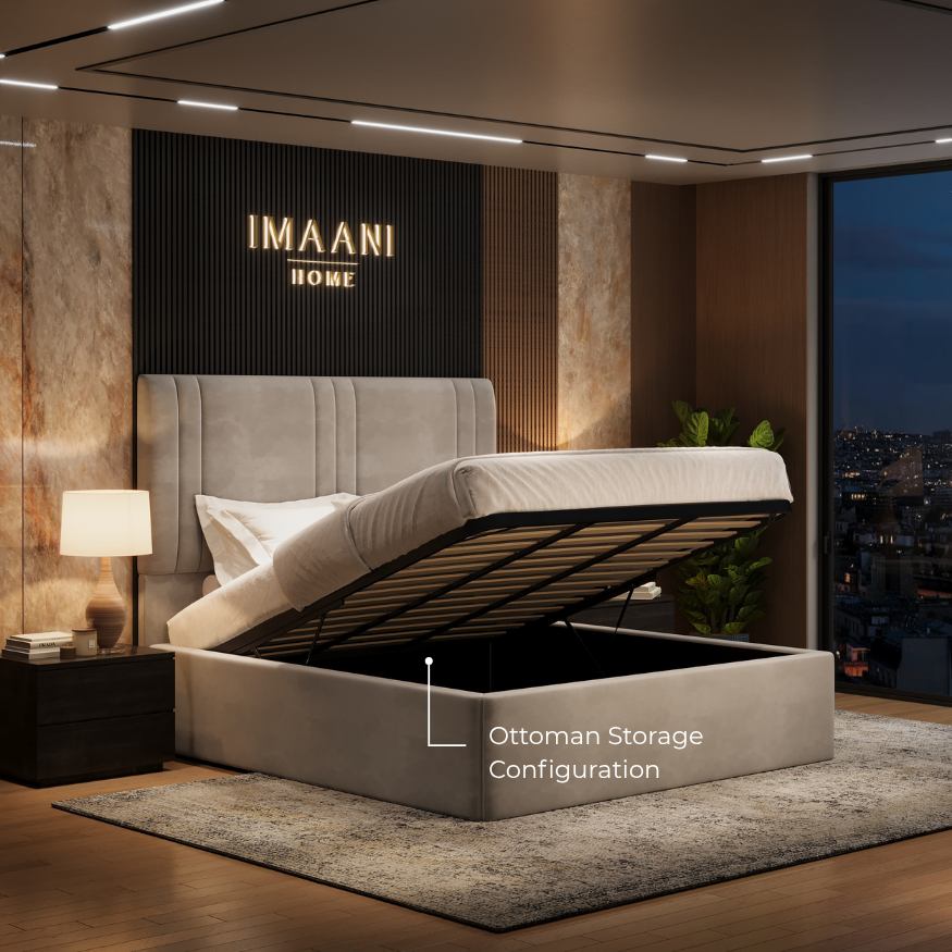 Optional Ottoman Storage Configuration
