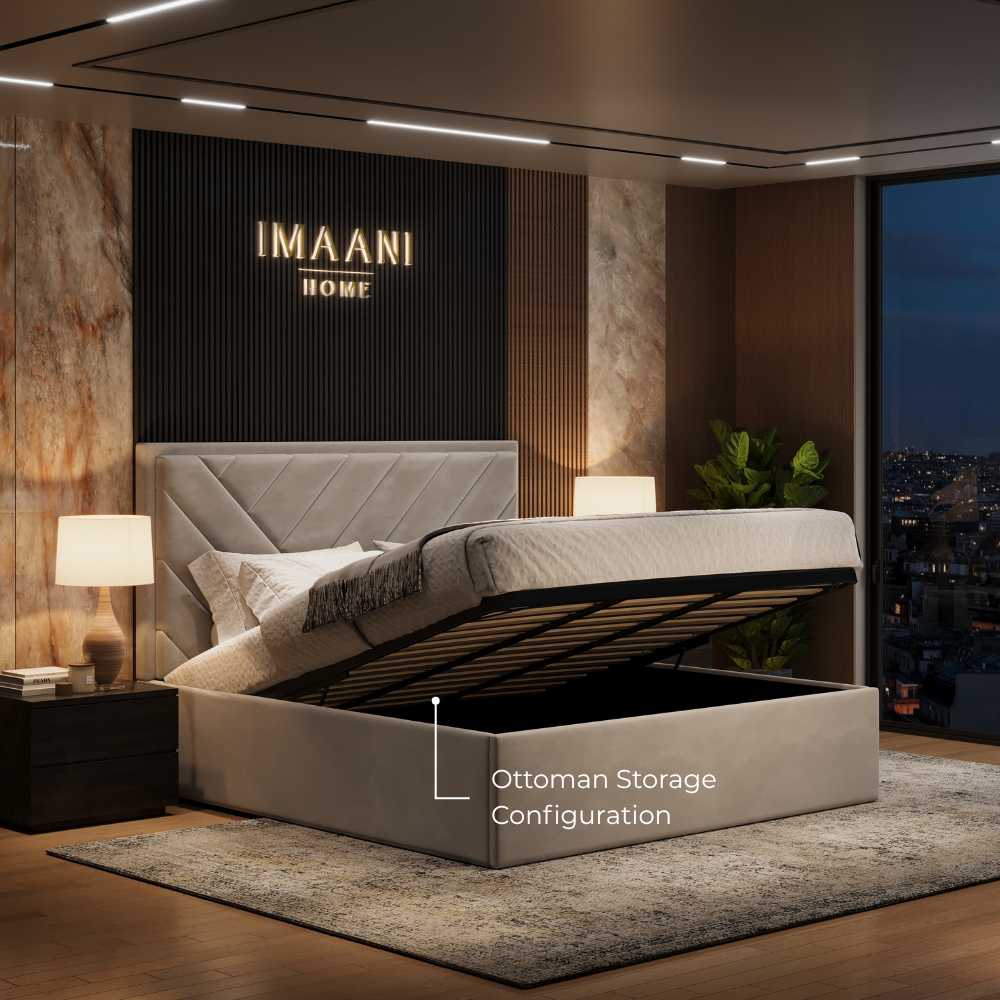 Optional Ottoman Storage Configuration