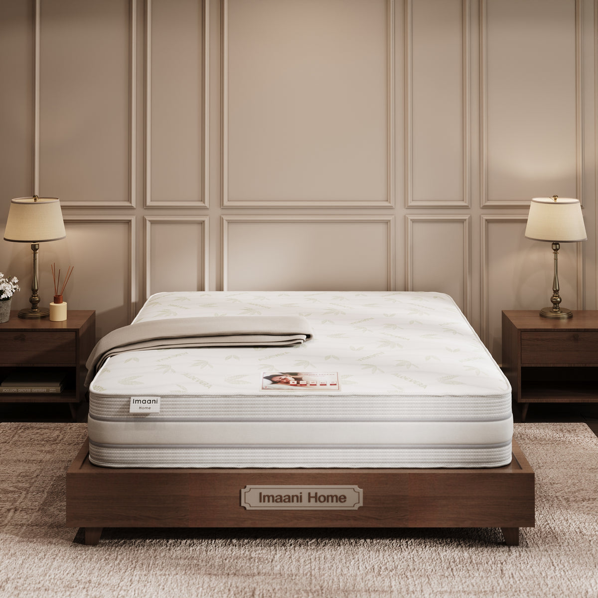 Venus Aloe Vera 10-Inch Medium-Firm Orthopaedic Foam Mattress
