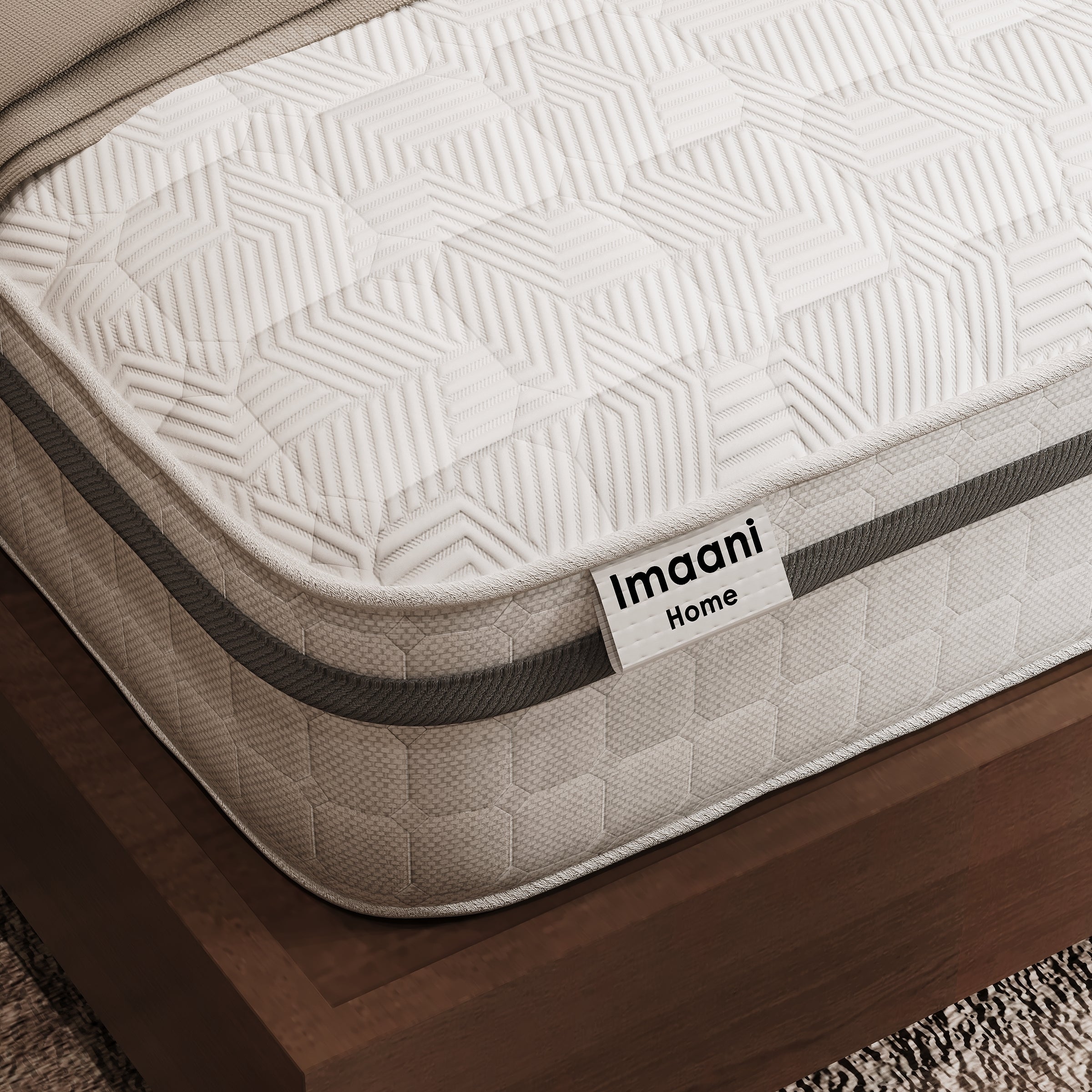 Snooze 2000 Pocket Spring Pillow Top Mattress - Medium-Firm Mattress