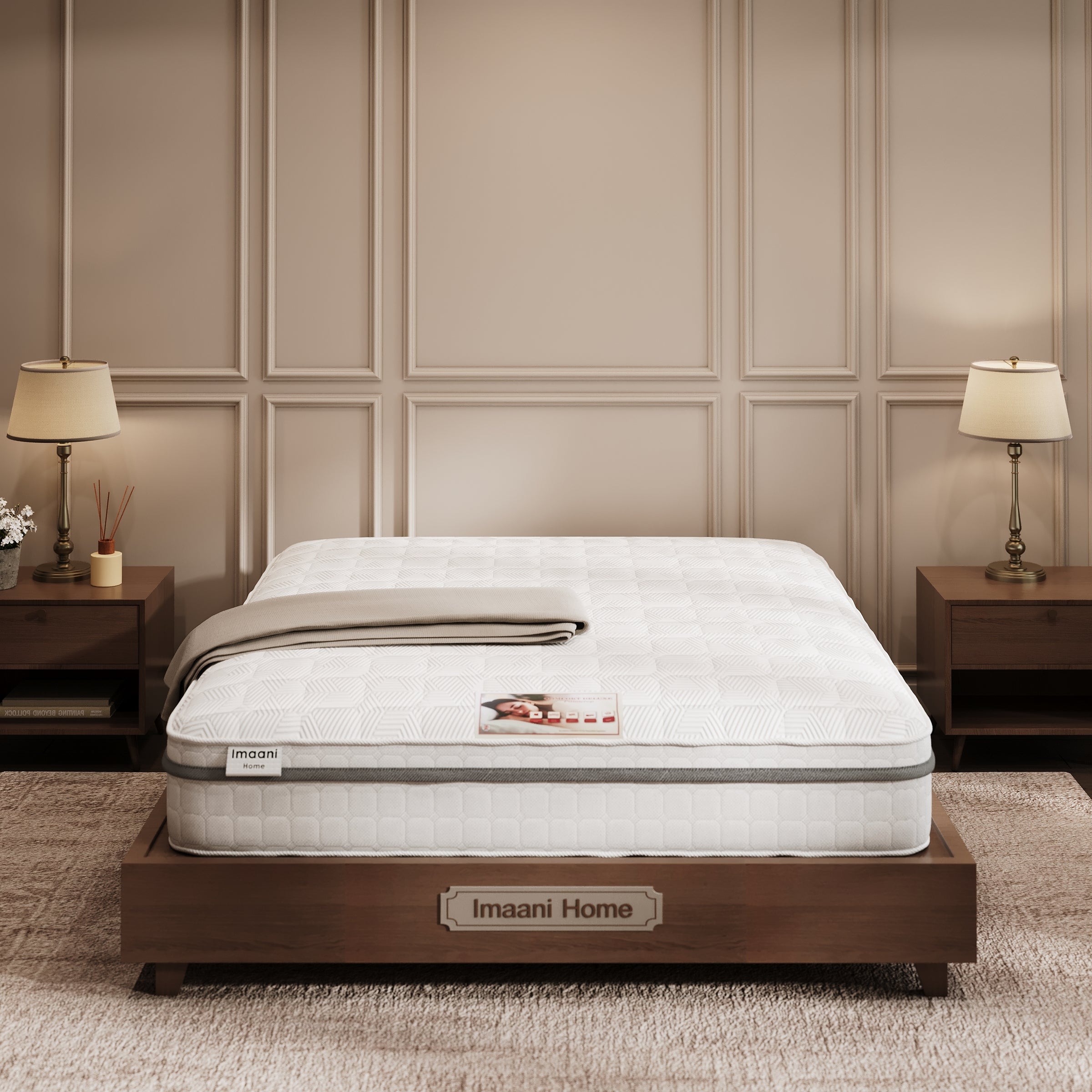 Snooze 2000 Pocket Spring Pillow Top Mattress - Medium-Firm Mattress