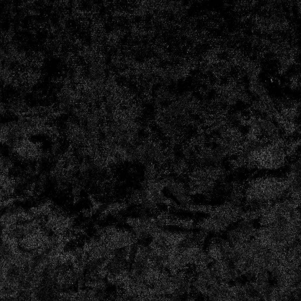 Black Crushed Velvet