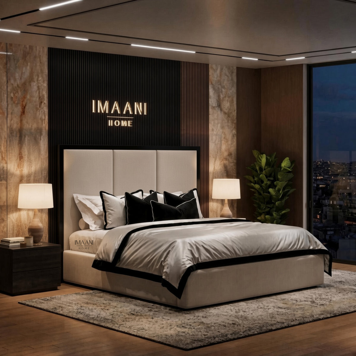 Elizabeth Upholstered Ottoman Bed Frame with Panel Headboard