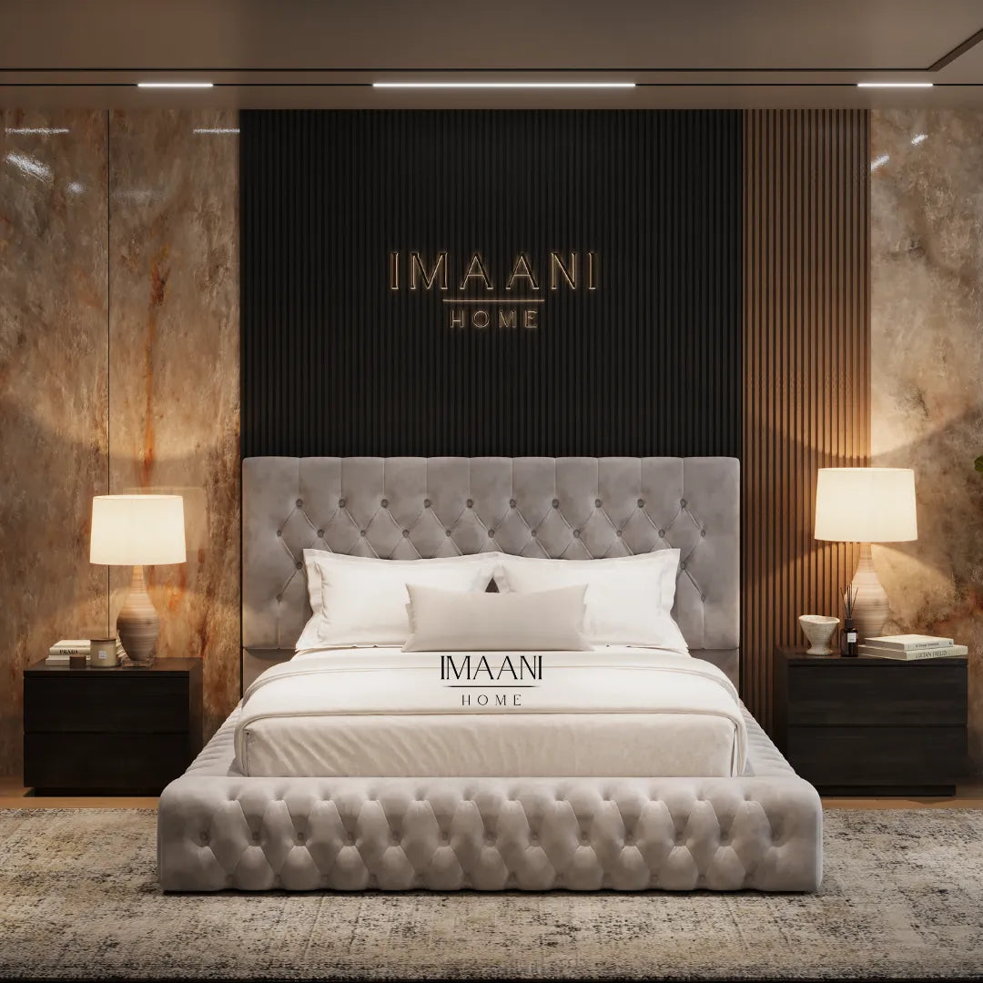Ambassador Bed Frame Chesterfield Finish