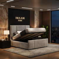 Sydney Panel Headboard Ottoman Storage Bed Frame