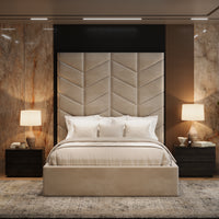 Edinburgh Tall Headboard Ottoman Storage Frame