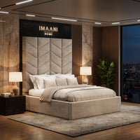 Edinburgh Tall Headboard Ottoman Storage Frame