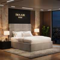 Henley High Headboard Ottoman Storage Bed Frame