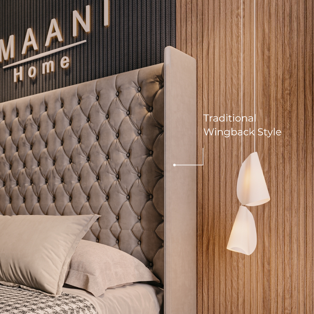 Traditional Wingback Headboard