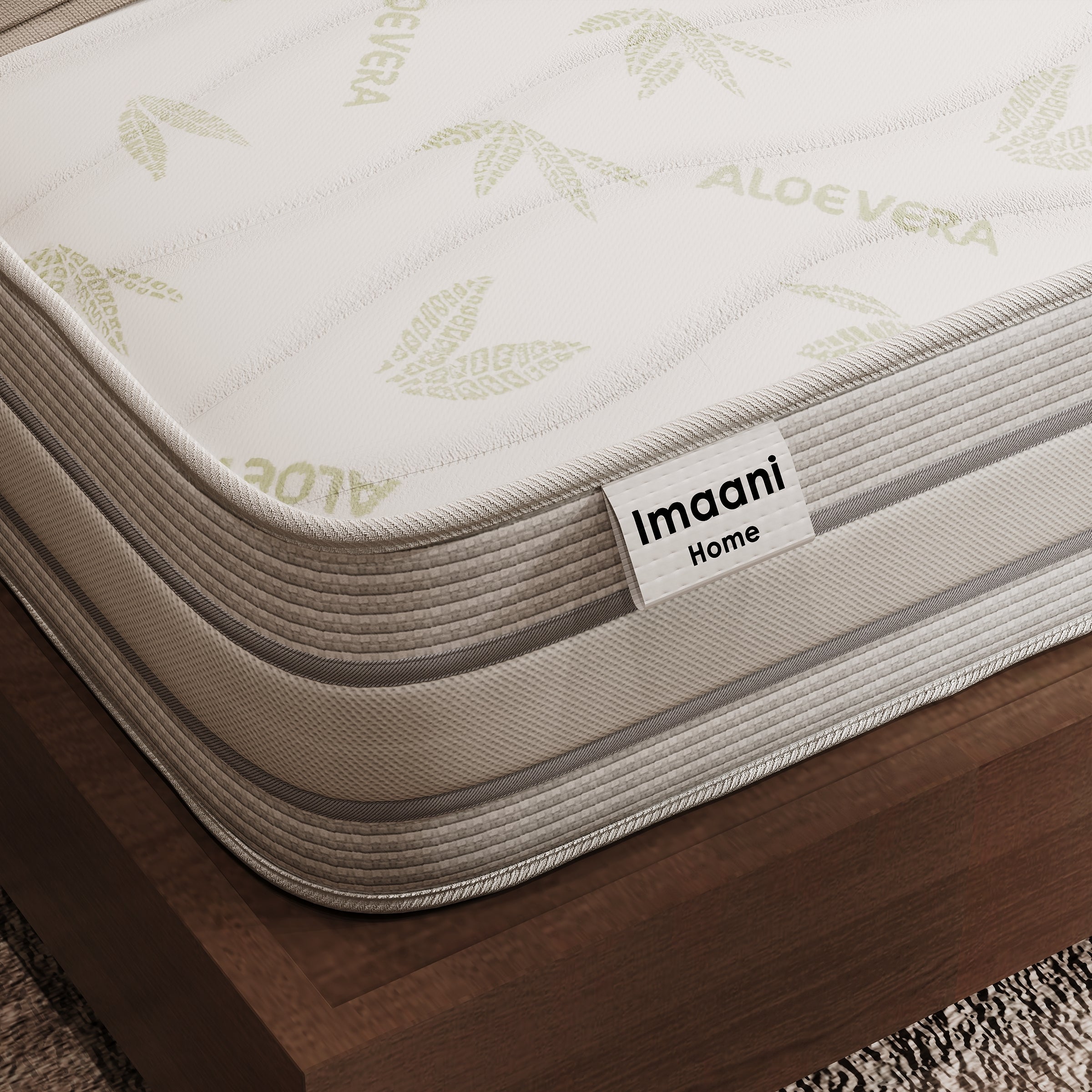Venus Aloe Vera 10-Inch Medium-Firm Orthopaedic Foam Mattress